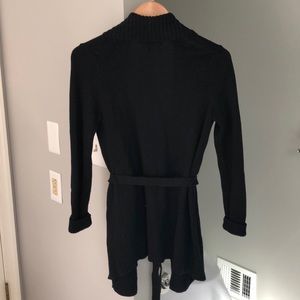 Cotton black banana republic cardigan xs